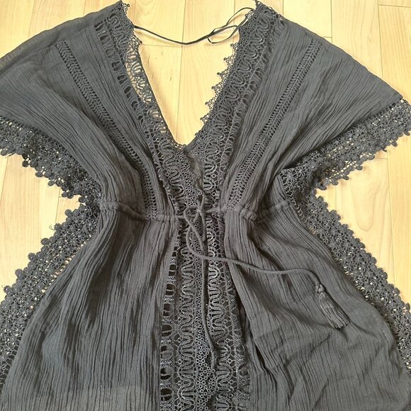 Topshop Crochet Boho Tunic - Victoria’s Secret Coachella Vibes - Size S - Picture 4 of 7